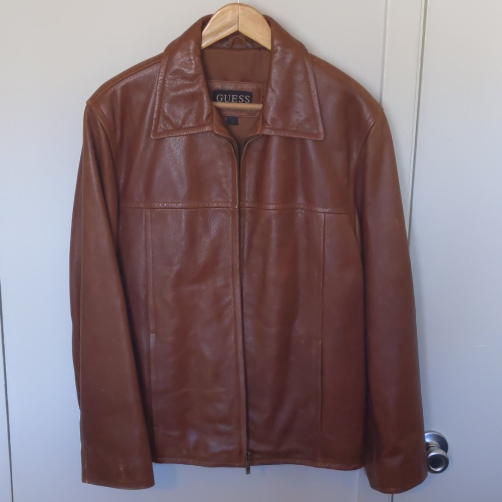 Guess leather jacket